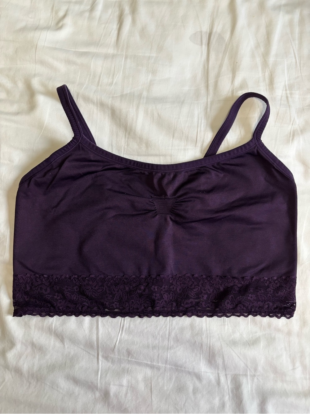 Torrid Plus size lace bralette 2X - Plum colour